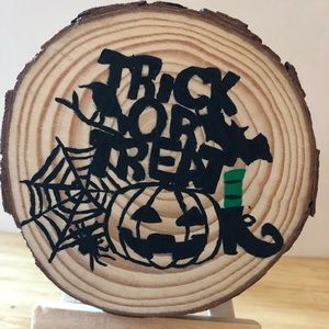 Halloween ornaments.